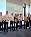 The winning teams and representatives from Vestas Photo: Private